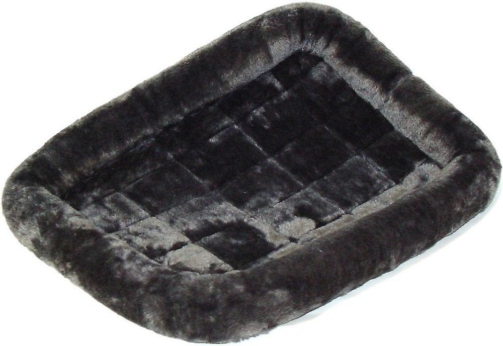 MidWest, Midwest Quiet Time Gray Fleece Pet Bed