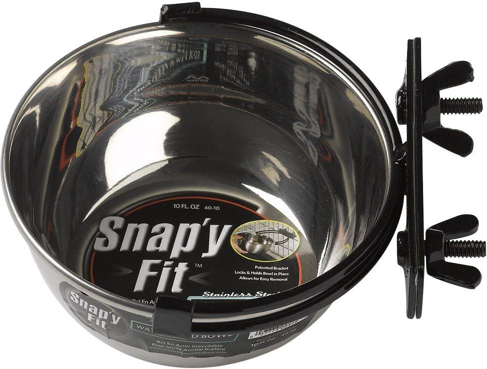 MidWest, Midwest Stainless Steel Snap'y Fit Water and Feed Bowl