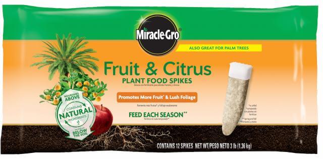 Miracle Gro, Miracle-Gro® Fruit & Citrus Plant Food Spikes