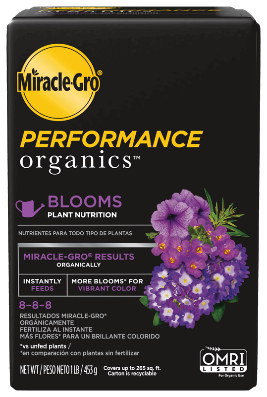 Miracle Gro, Miracle-Gro® Performance Organics® Blooms Plant Nutrition