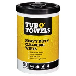 Tub O' Towels, Multi-Purpose Heavy-Duty Cleaning Wipes, 90-Ct.