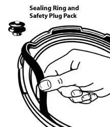 National Presto, National Presto Pressure Canner Sealing Ring/Safety Plug Pack