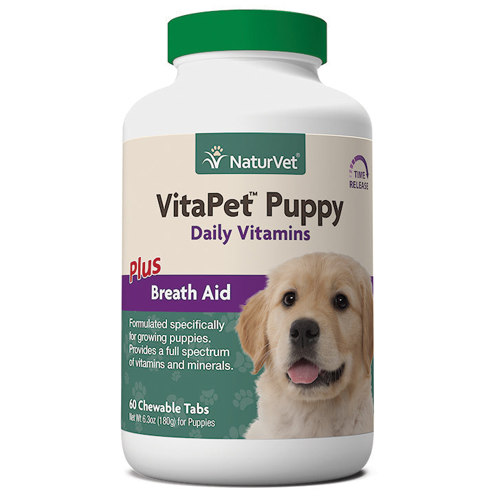 naturvet, NaturVet VitaPet™ Puppy Daily Vitamins Chewable Tablets