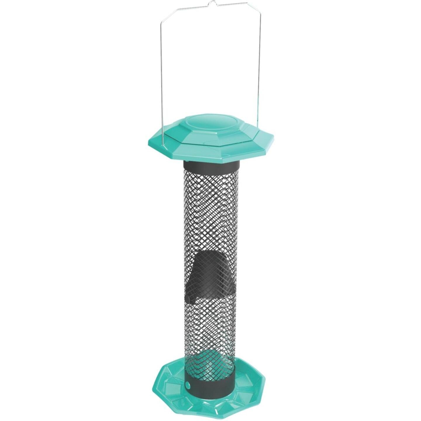 Nature's Way, Nature's Way Funnel Flip Top Green Mesh Tube Sunflower Bird Feeder