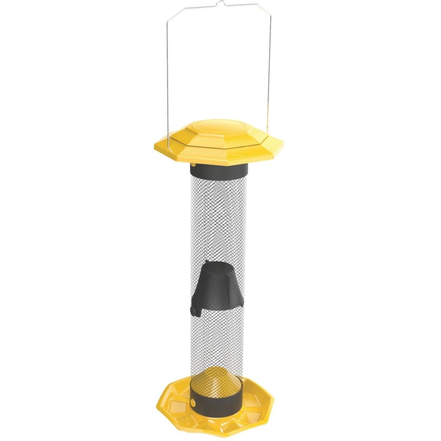 Nature's Way, Nature's Way Funnel Flip Top Yellow Mesh Tube Finch Bird Feeder