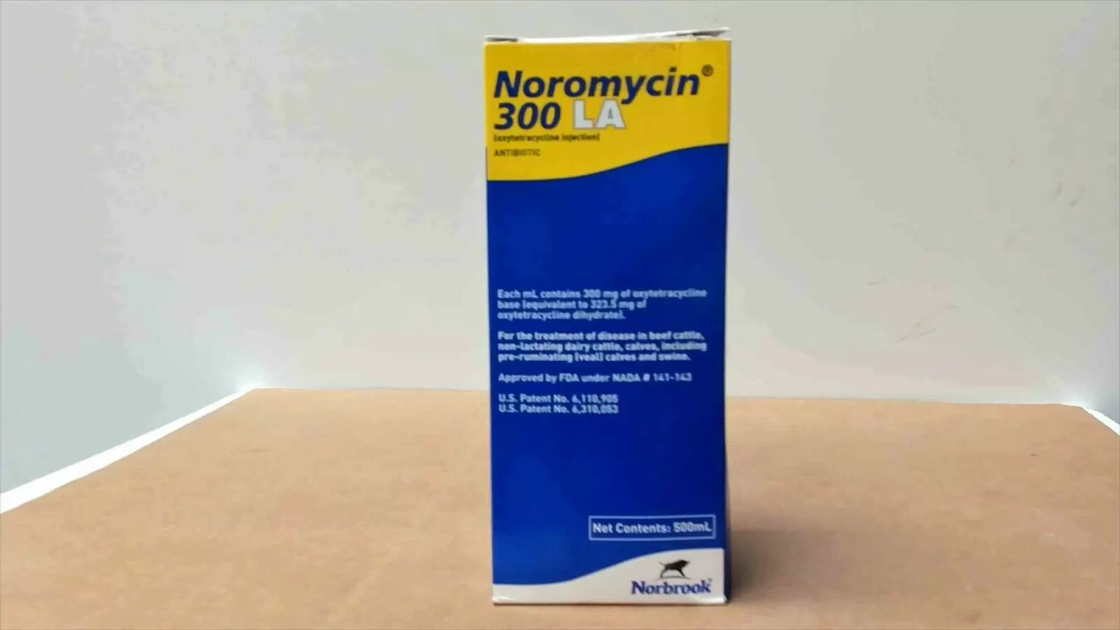 Norbrook, Norbrook Noromycin 300 La 500ml Beef Cattle Dairy Cattle Calves Swine Antibiotic