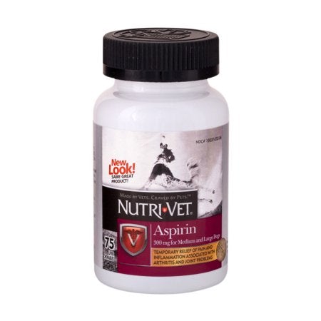 Nutri-Vet, Nutri-Vet Aspirin Chewable Tablets for Large Dogs