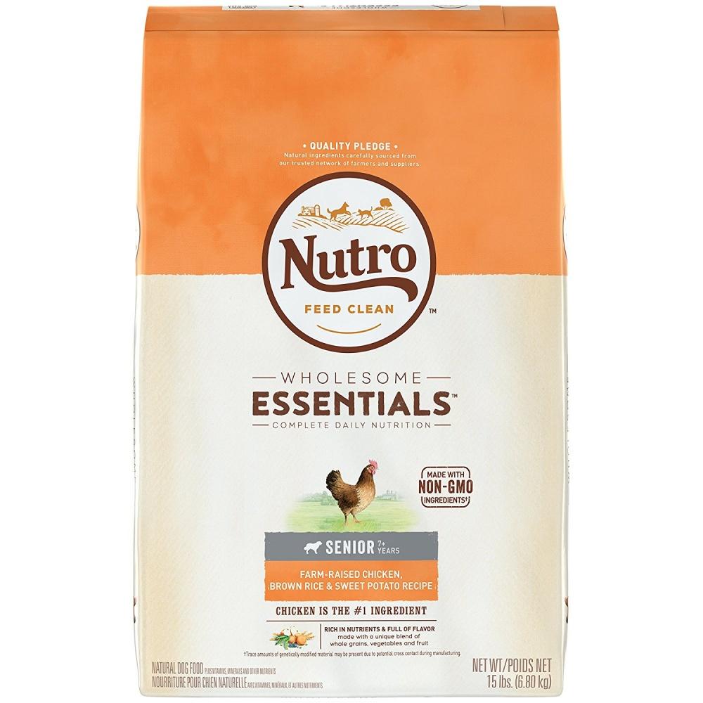 Nutro, Nutro Wholesome Essentials Senior Chicken, Whole Brown Rice and Sweet Potato Formula Dry Dog Food