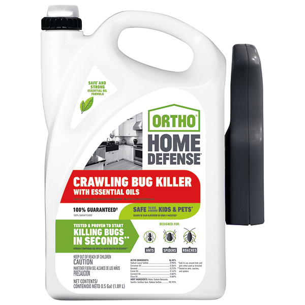 Ortho, ORTHO HOME DEFENSE CRAWLING BUG KILLER WITH ESSENTIAL OILS READY-TO-USE SPRAY 1/2 GAL