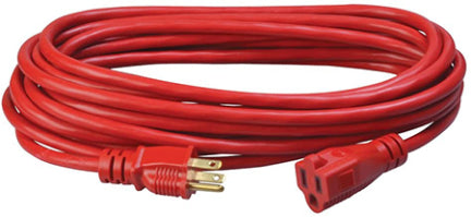 Coleman Cable, OUTDOOR CORD 100 FT RED 14/3 SJTW