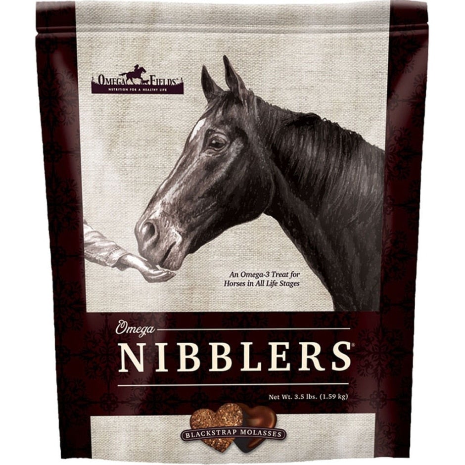 OMEGA FIELDS, Omega Nibblers Low Sugar & Starch Horse Treats