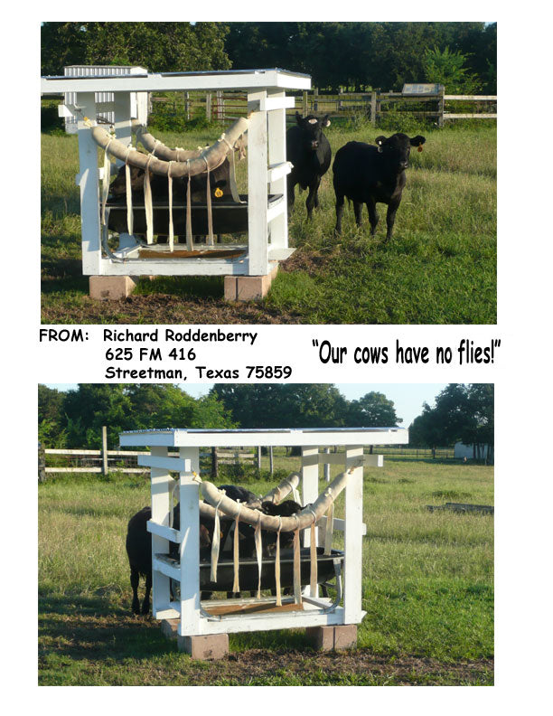 P H White, P H White Cow Life Cattle Rub Feeders & Plans