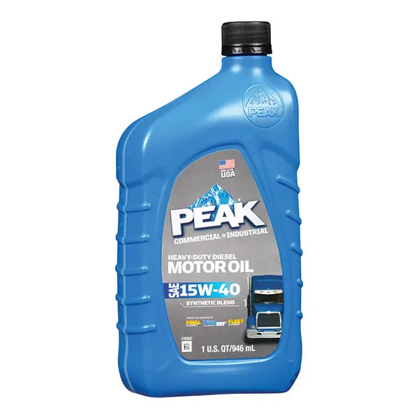 Peak, PEAK Heavy Duty Diesel Synthetic Blend Motor Oil SAE 15W-40 1 Quart