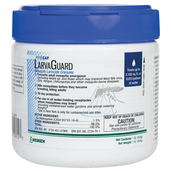 Prozap, PROZAP LARVAGUARD MOSQUITO GRANULES