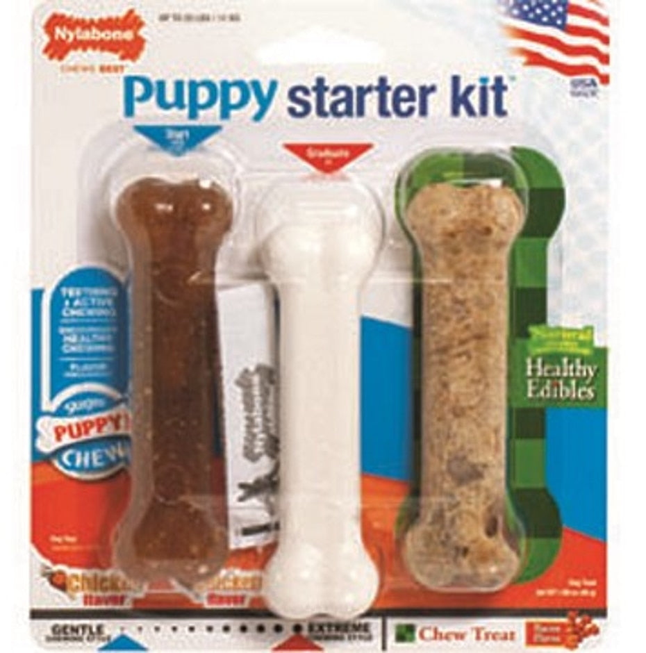 Nylabone, PUPPY CHEW STARTER KIT VARIETY PACK