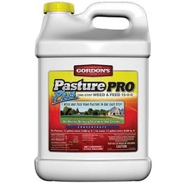 Gordon's, Pasture Pro Plus One-Step Weed & Feed, 15-0-0 Formula, Covers 15,000 Sq. Ft., 2.5-Gallon Concentrate