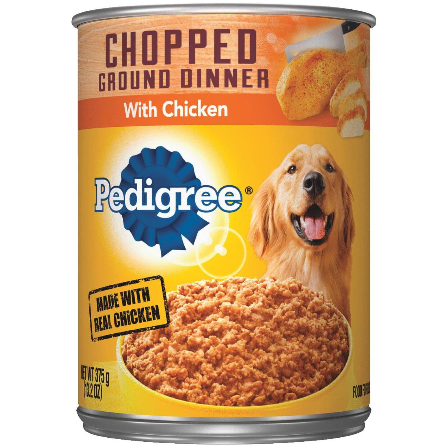 PEDIGREE, Pedigree Traditional Chopped Ground Dinner with Chicken Wet Dog Food, 13.2 Oz.