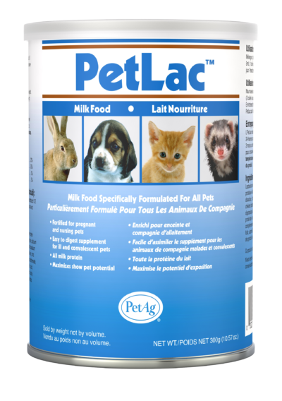 PetAg, PetAg Petlac Milk Powder - Food Source for Orphaned Animals - Similar to Mother 300 gm