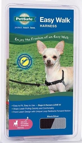 PetSafe, PetSafe Easy Walk Black & Silver Dog Harness