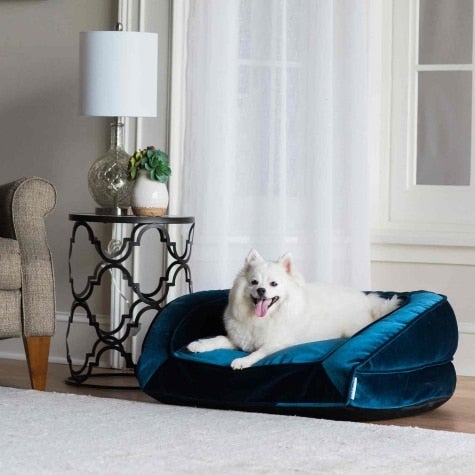 Petmate, Petmate La-Z-Boy Blue Velvet Tucker Sofa Bed