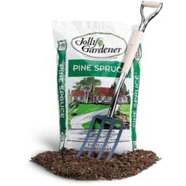 Jolly Gardener, Pine Spruce Mulch, 2-Cu. Ft.