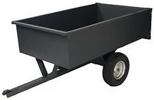 Precision Products, Precision Products LDT1002GY 750 LB capacity 10 Cu Ft Steel Trailing Dump Cart