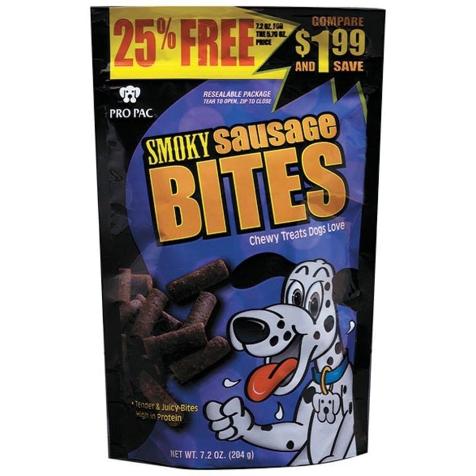 Pro Pac, Pro Pac Smoky Sausage Bites Dog Treats