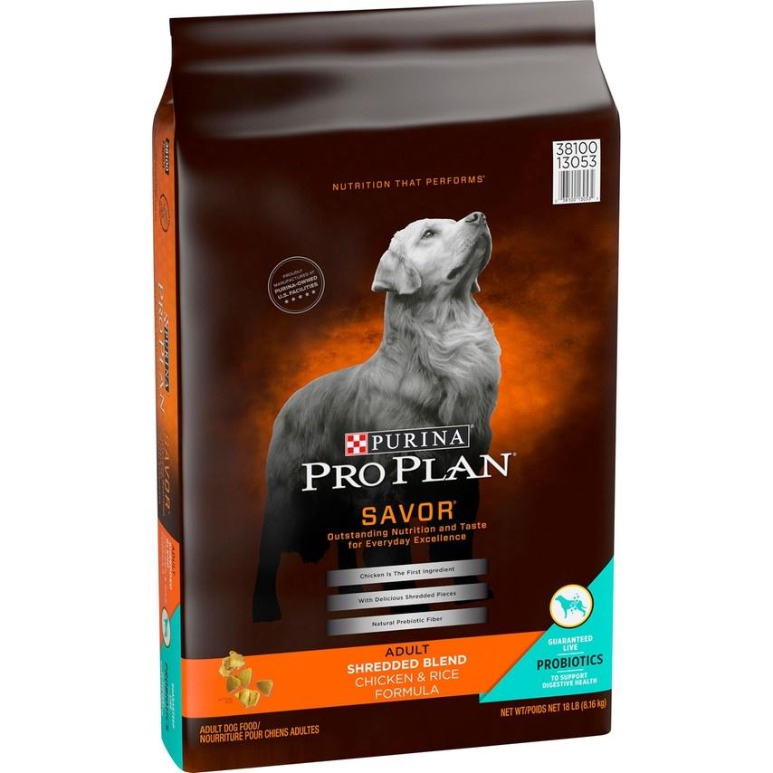 Purina Pro Plan, Purina Pro Plan Savor Adult Shredded Blend Chicken & Rice Formula Dry Dog Food