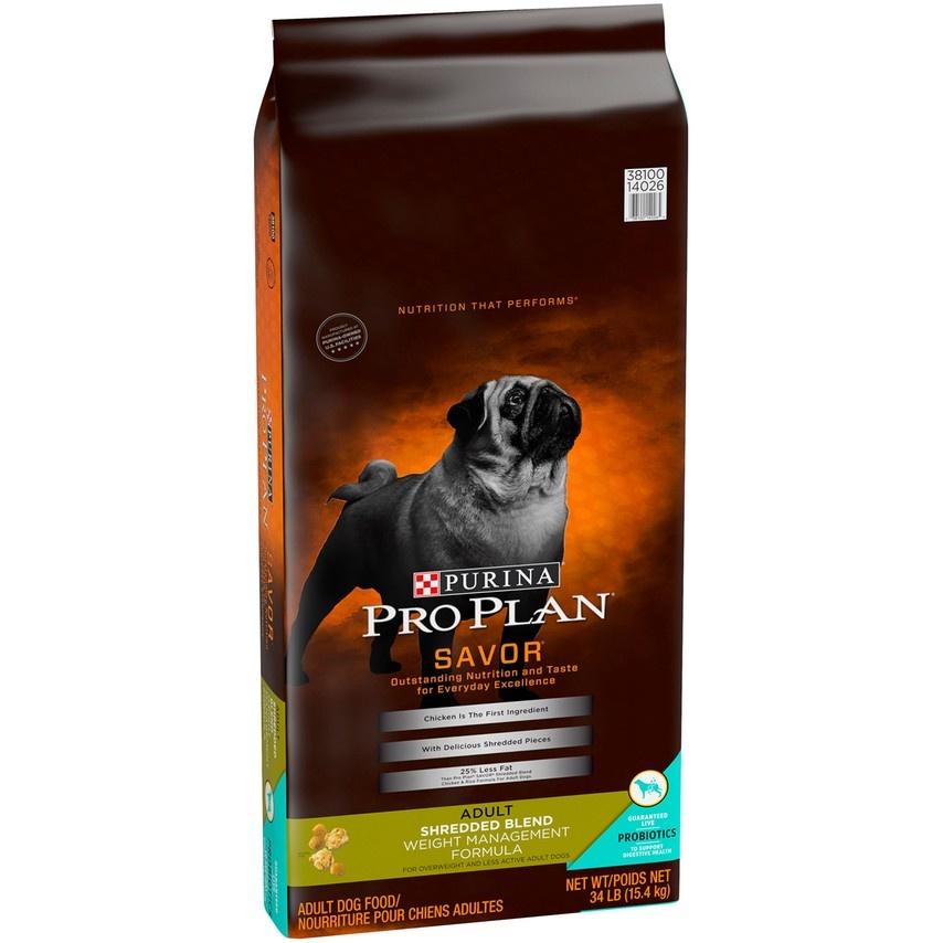 Purina Pro Plan, Purina Pro Plan Savor Adult Shredded Blend Weight Management Formula Dry Dog Food