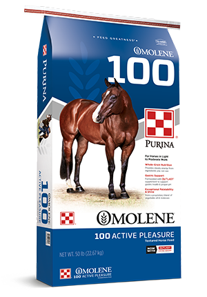 Purina, Purina® Omolene #100® Active Pleasure Horse Feed