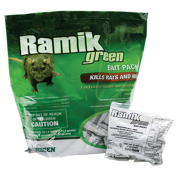 Ramik, RAMIK GREEN MINI RAT & MOUSE BAIT PACKS