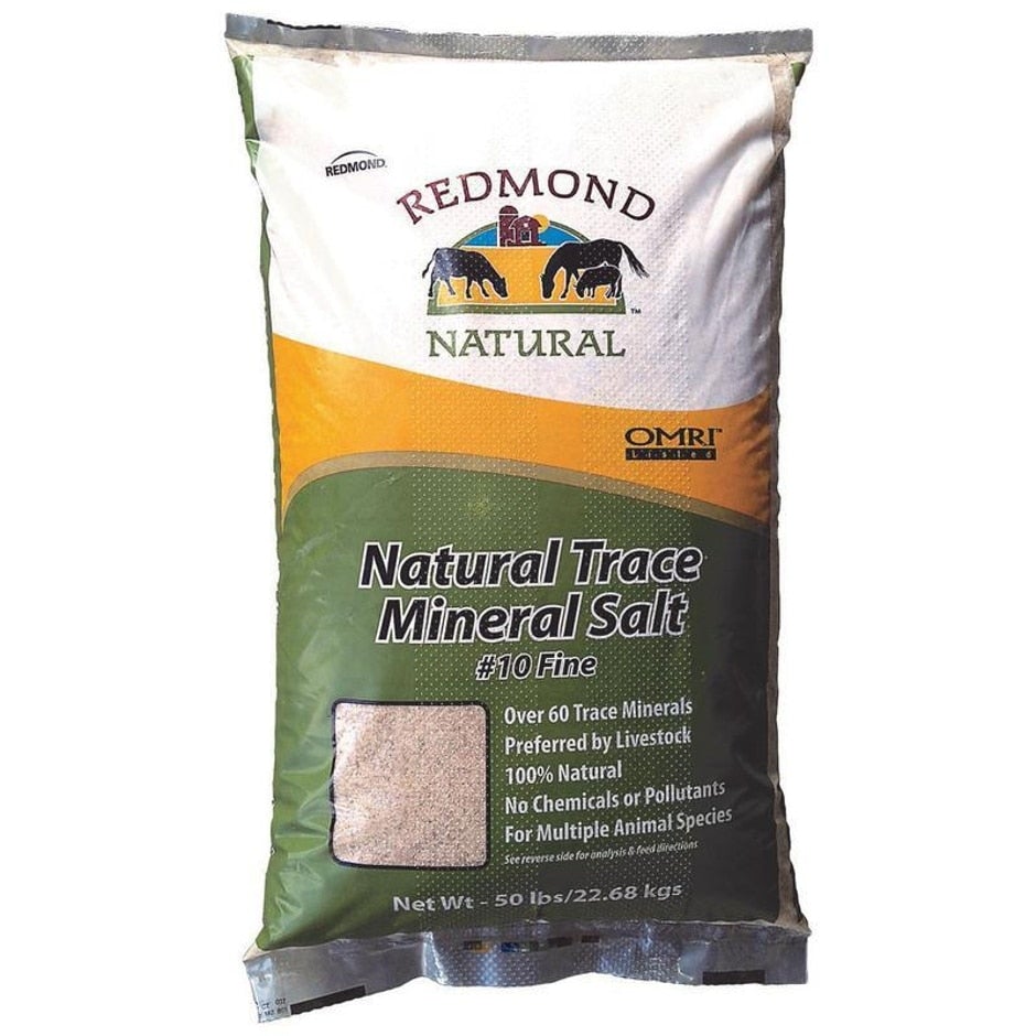 Redmond, REDMOND NATURAL TRACE MINERAL SALT #10 FINE FOR LIVESTOCK