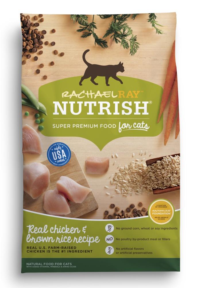 Rachael Ray Nutrish, Rachael Ray Nutrish Natural Chicken & Brown Rice Recipe Dry Cat Food