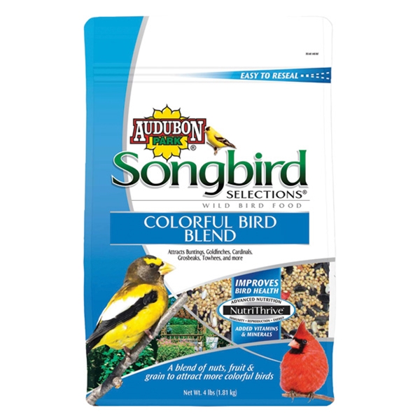 Audubon Park, SONGBIRD SELECTIONS COLORFUL BIRD BLEND WILD BIRD FOOD