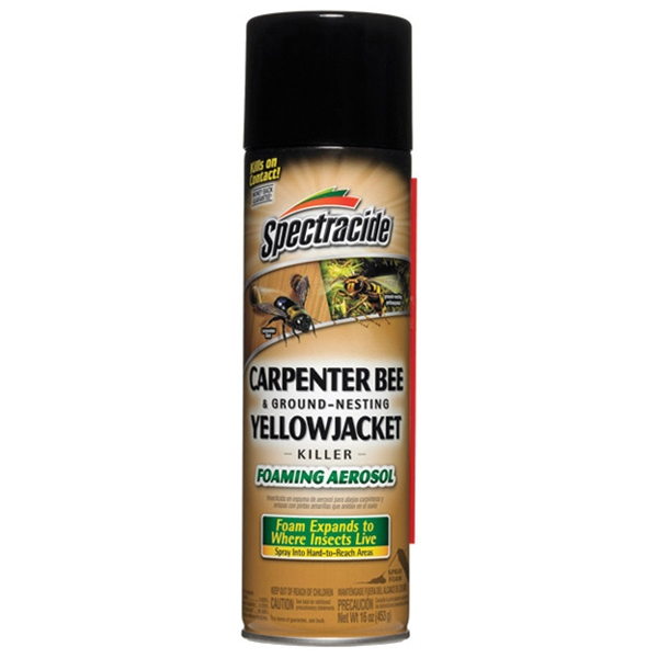 Spectracide, SPECTRACIDE CARPENTER BEE AND GROUND-NESTING YELLOW JACKET KILLER FOAMING AEROSOL