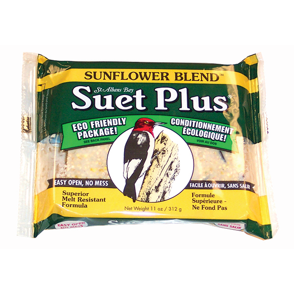 Suet Plus, SUET PLUS SUNFLOWER BLEND SUET CAKE