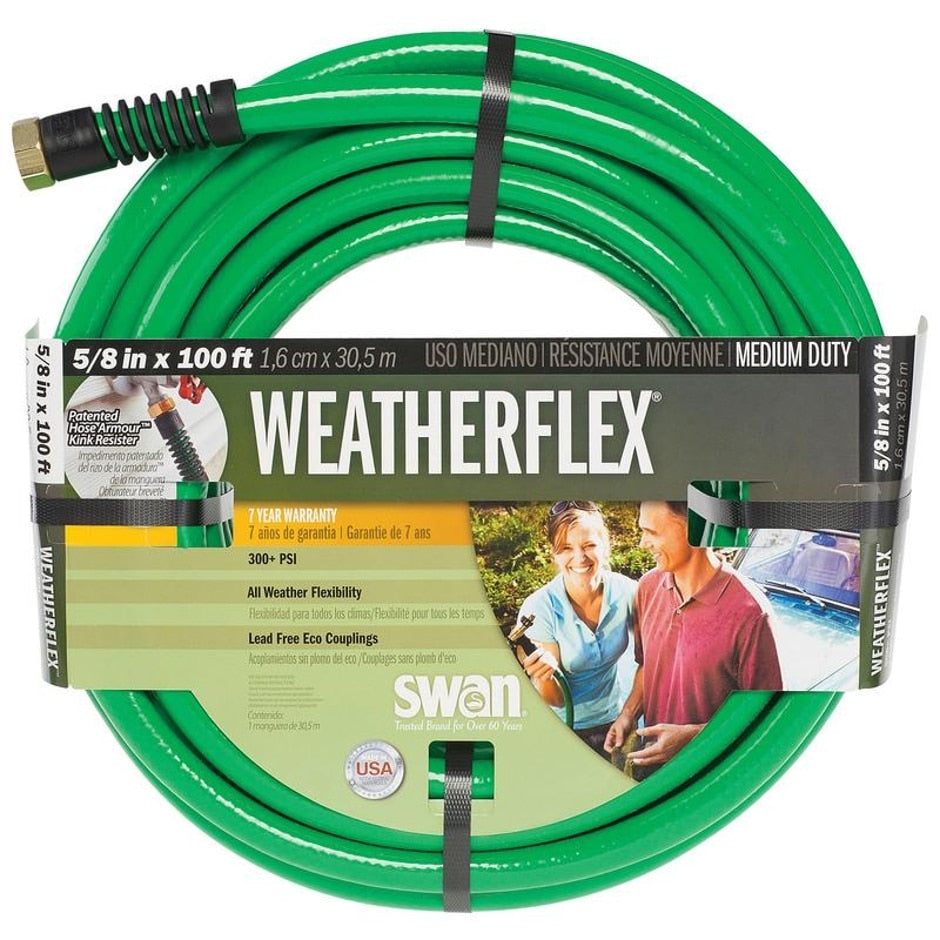 SWAN, SWAN WEATHERFLEX MEDIUM DUTY GARDEN HOSE