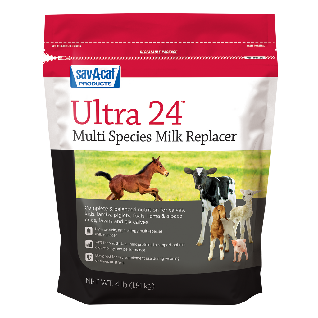 Sav-a-caf, Sav-A-Caf Ultra 24™ Multi-Species Milk Replacer 4 lbs