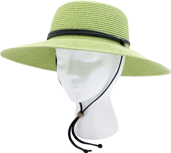 Sloggers, Sloggers WOMEN'S BRAIDED SUN HAT - TEA GREEN UPF 50+