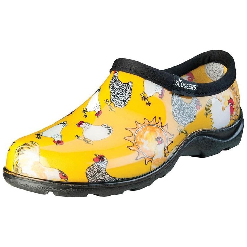 Sloggers, Sloggers Women’s Waterproof Comfort Shoes Chicken Daffodil Yellow Design