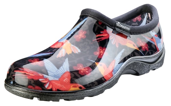 Sloggers, Sloggers Women’s Waterproof Comfort Shoes Hummingbird Red Design