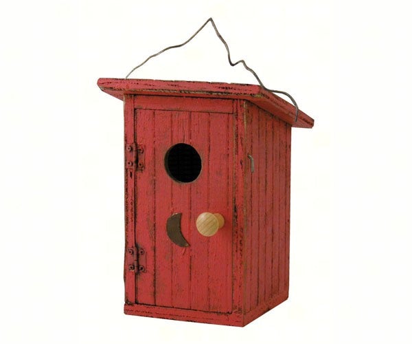 Songbird Essentials, Songbird Essentials Birdie Loo Red Bird House