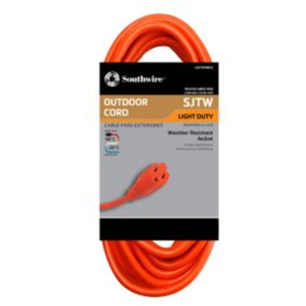 Southwire Company, Southwire Company 16/3 Medium-Duty 13-Amp SJTW General Purpose Extension Cord, 50-Feet