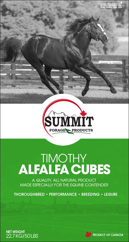 Summit Forage Products, Summit Forage Products Timothy Alfalfa Cubes