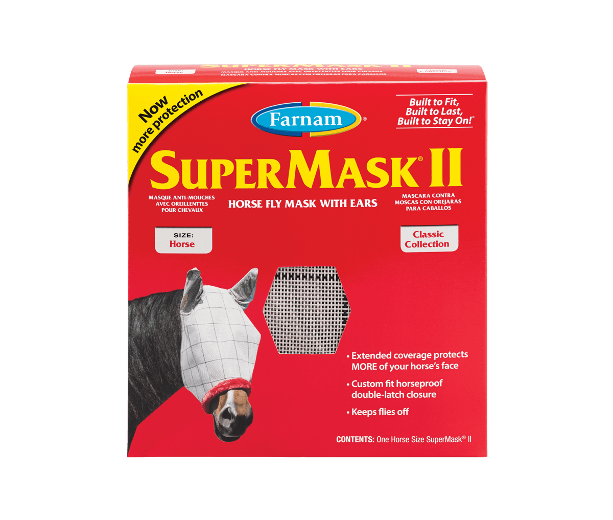 Farnam, SuperMask II Horse Fly Mask