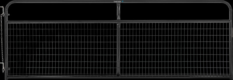 TARTER, Tarter Watchman Wire Mesh Gate 2" x 4 in. x 10 ft. Black