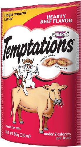 TEMPTATIONS, Temptations Hearty Beef Flavor Cat Treats