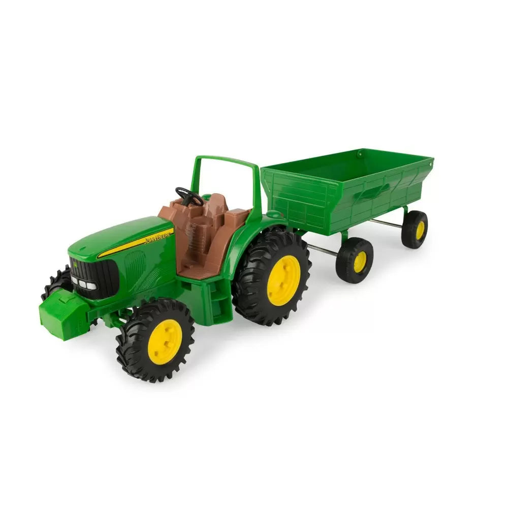 Tomy, Tomy John Deere Tractor and Wagon 8"