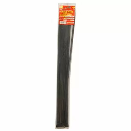 Tool City, Tool City 24.9 in. L Black Cable Tie 175LB EXTRA HD 25 Pack