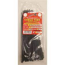 Tool City, Tool City 5.7 in. L Black Cable Tie 100 Pack